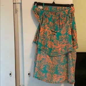 Copper key Tropical printed matching set